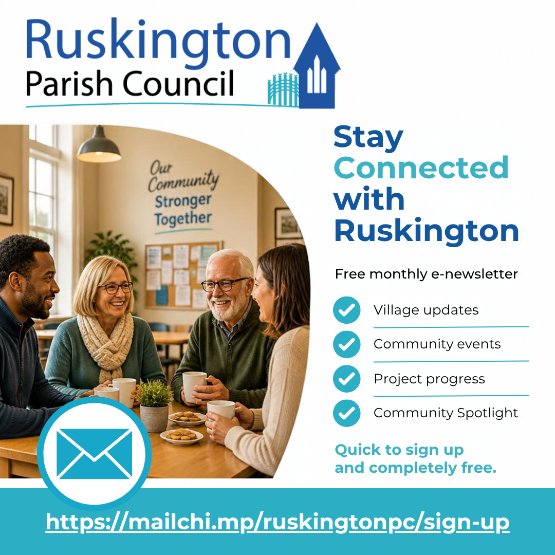 Stay connected with Ruskington Parish Council through their latest updates and community news.