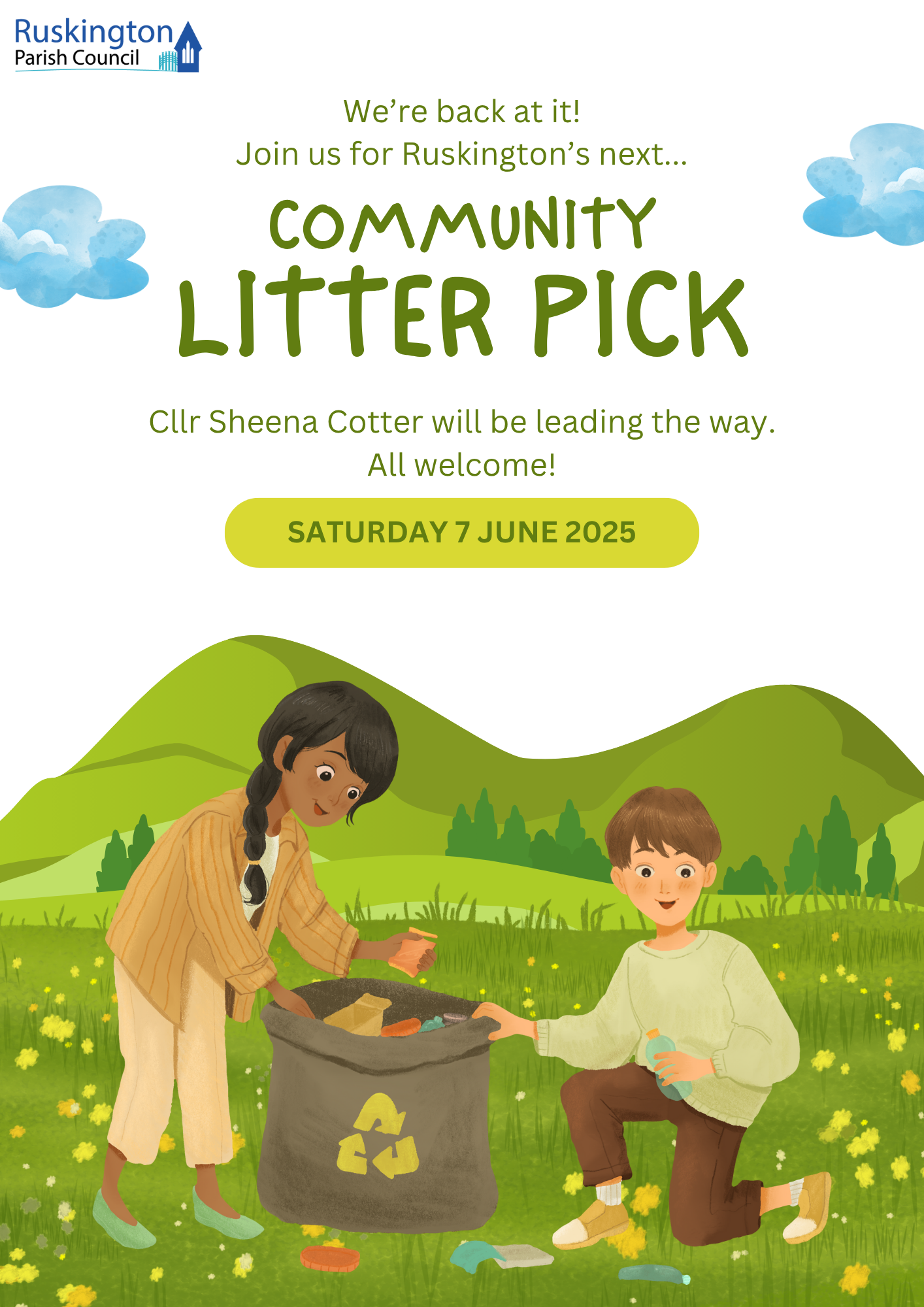 Community litter pick flyer jun 25 1