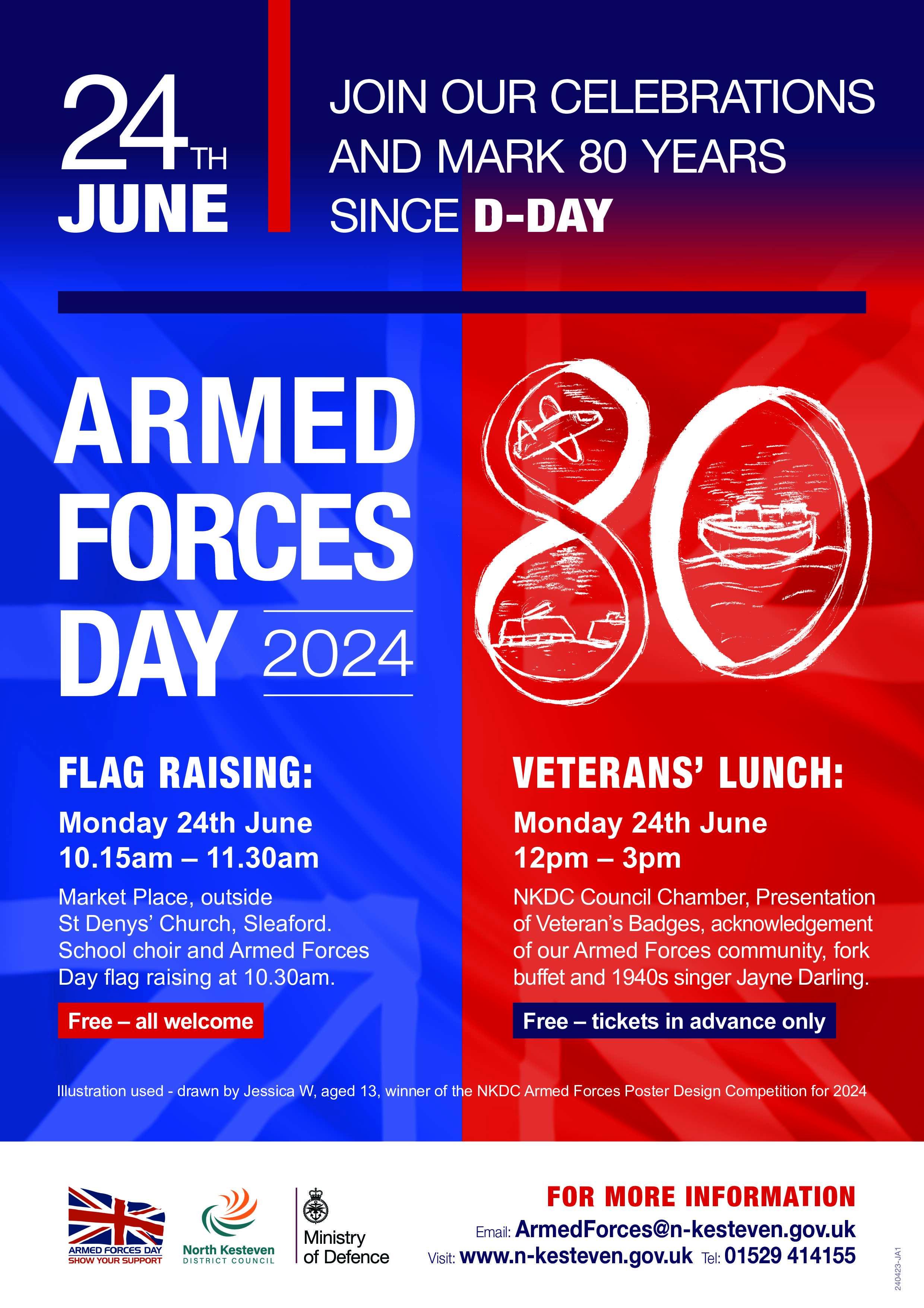 Armed Forces Day poster 2024