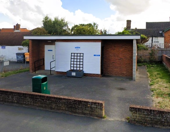 A photo of the pubic toilets on Church Street in Ruskington.