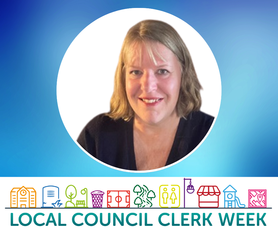 profile pic of kathryn locke for local council clerk week