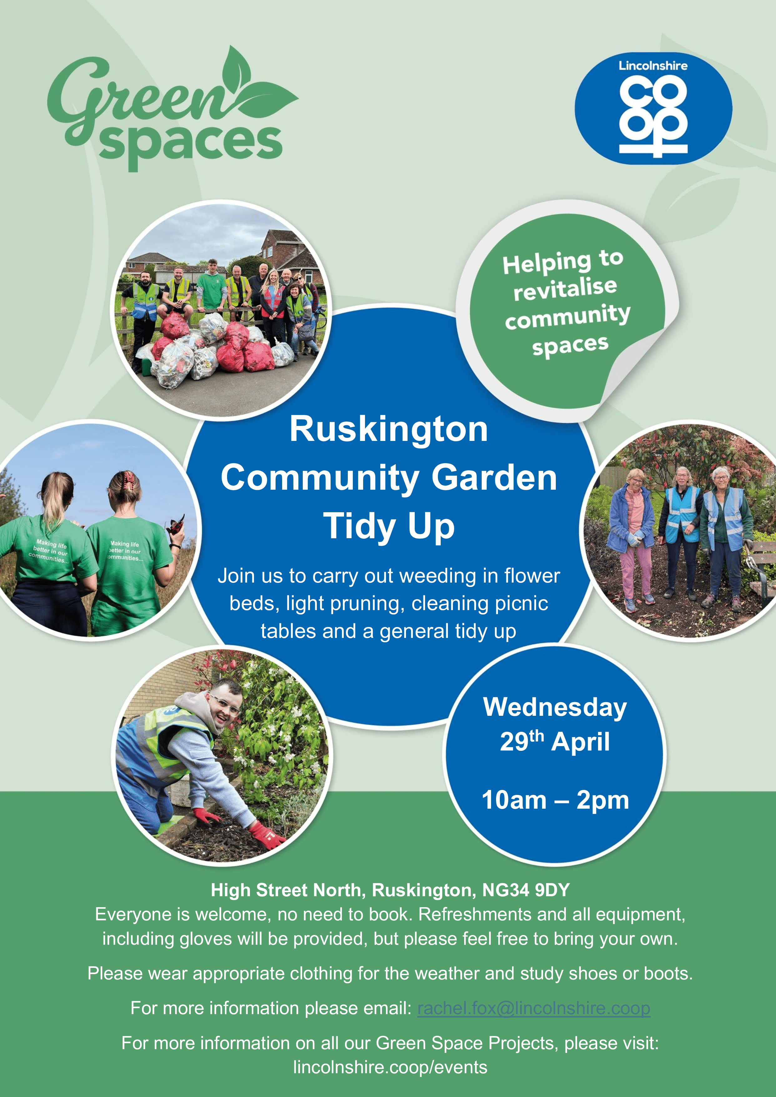 Ruskington community garden poster v2