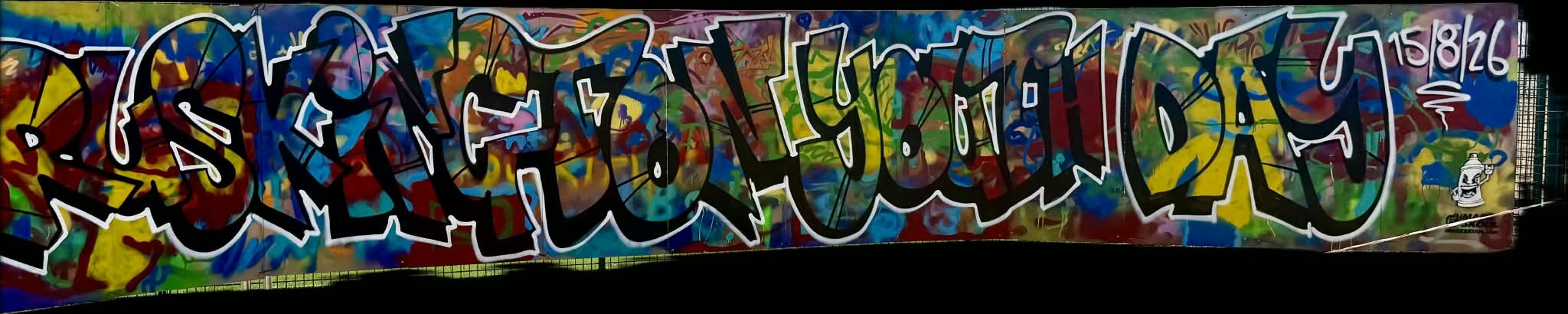 Graffiti mural